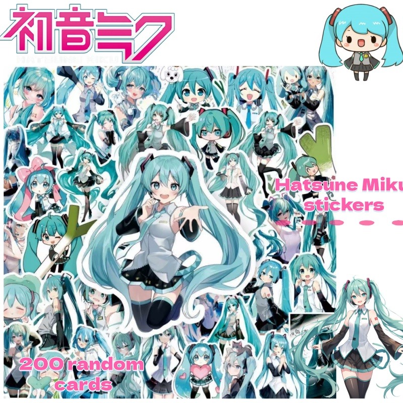 Tablet Accessories Set - 200 stuks Hatsune Miku Anime Cartoon