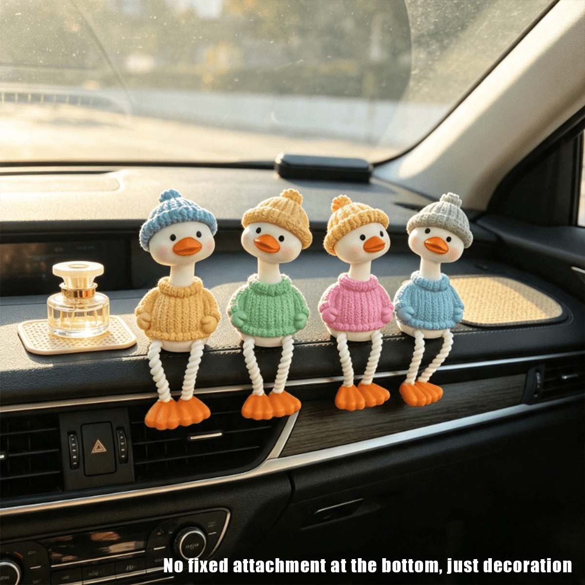 Tablet Accessories Kit - 3 stuks eendenornamenten, decoratie voor auto/huis,