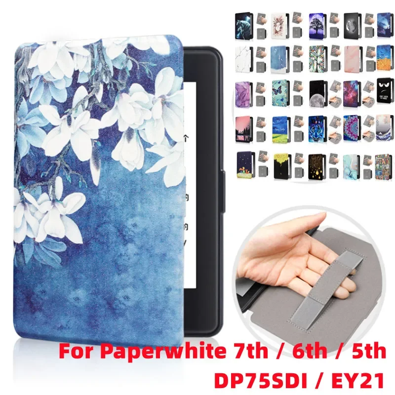 Kindle Tablet Accessories - Leuke Print Magnetische Case voor Kindle