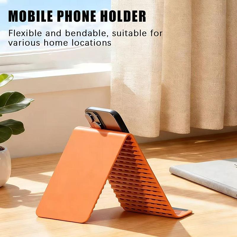 Useful Tablet Accessories - Flexibele opvouwbare telefoonstandaard, siliconen tablethouder, verstelbare