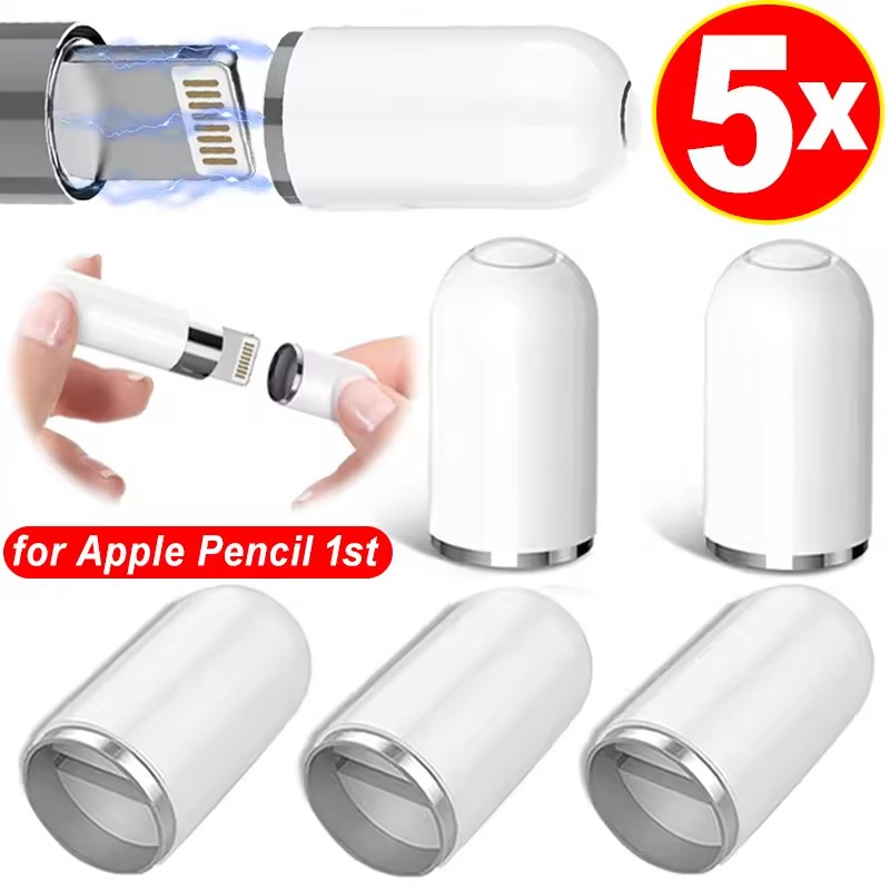 Useful Tablet Accessories - Magnetische potlooddoppen voor Apple Pencil 1