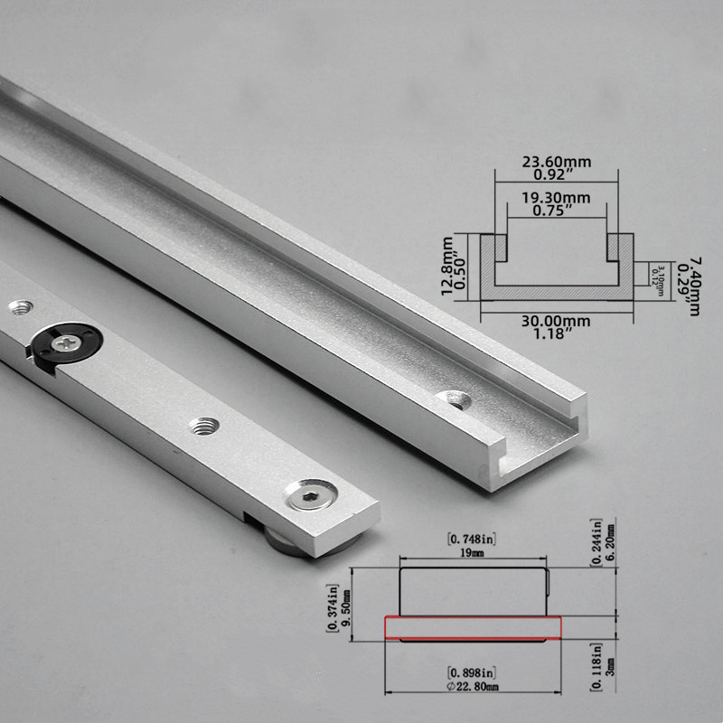 Tablet Accessories Set - 2-delige T-Track & Miter Track Jig