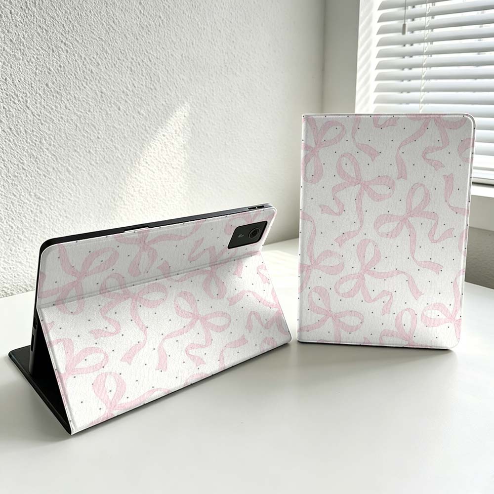 Minimalistisch roze strikpatro - Lenovo Tablet Plus Accessories recensie en prijs