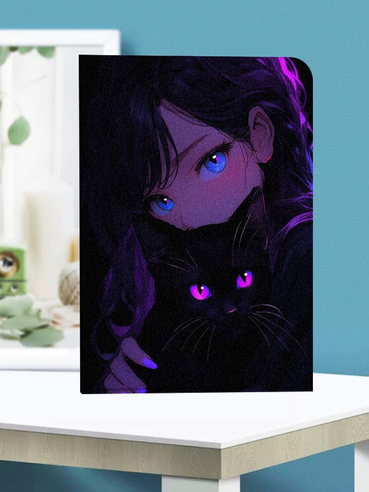 Cartoon kattenmeisjesogen zach - Lenovo Tablet Plus Accessories recensie en prijs
