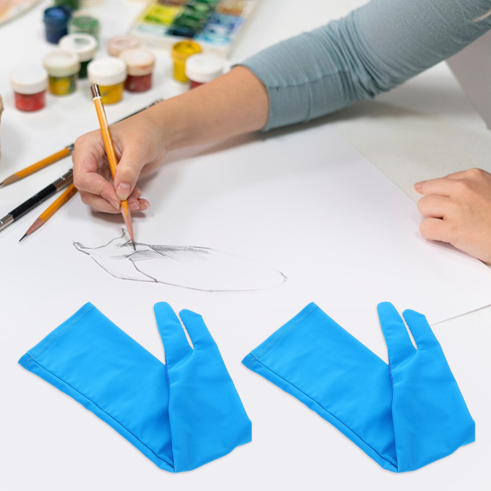 1 paar ademende handschoenen m - Drawing Glove Artist recensie en prijs